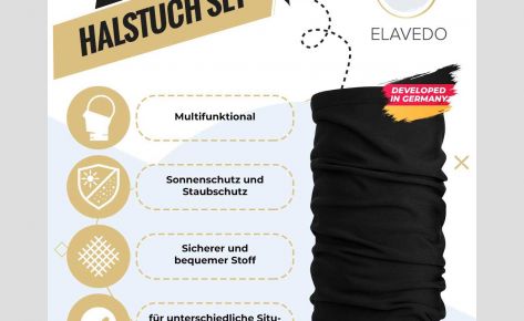 Elavedo Multifunctional Tube Scarf